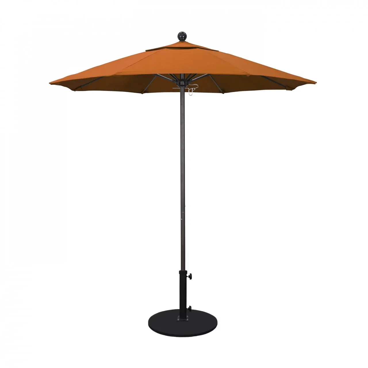 California Umbrella Venture Series 7.5 ft Commercial Patio Umbrella: Robust Aluminum Frame with Push Lift and Fiberglass Ribs