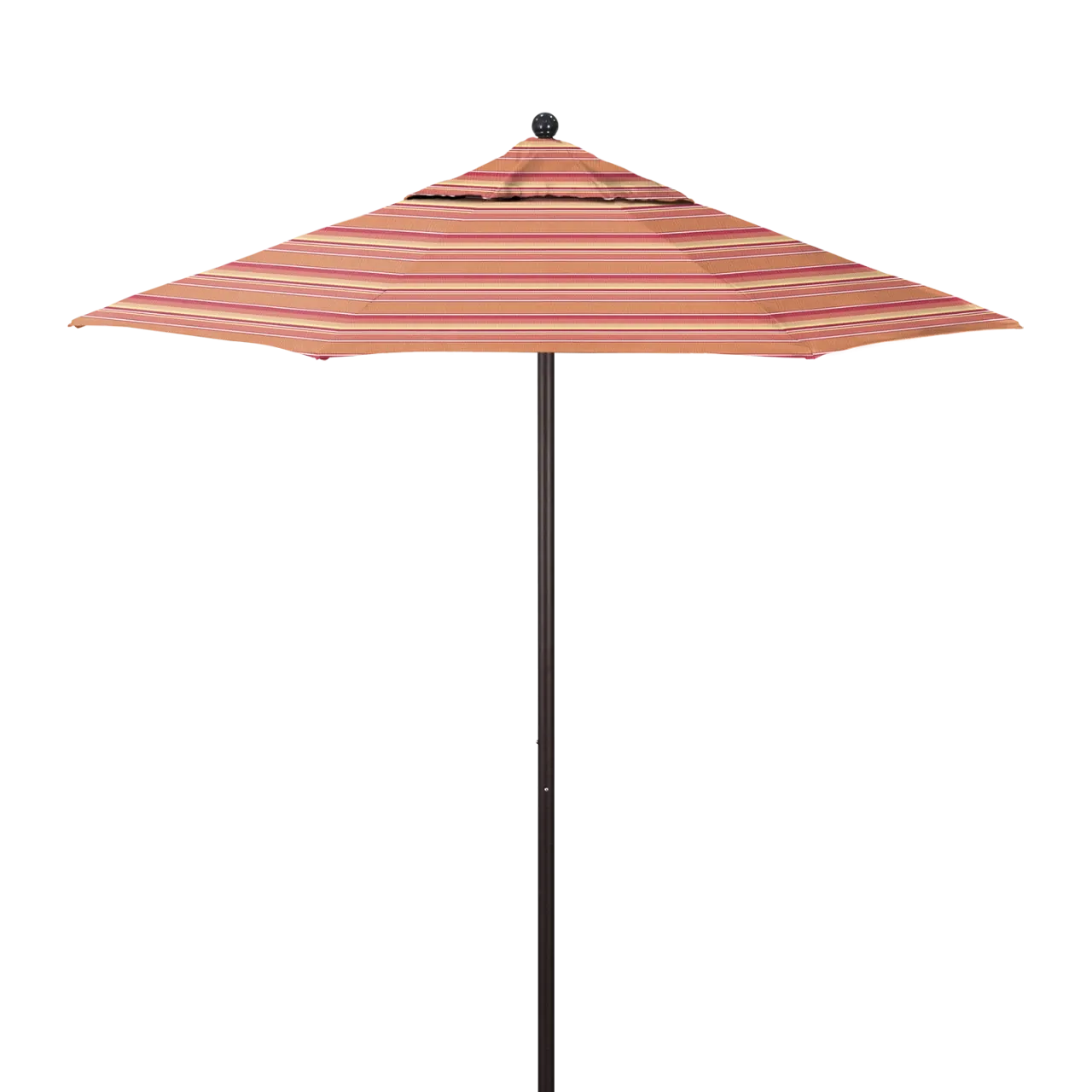 California Umbrella Venture Series 7.5 ft Commercial Patio Umbrella: Robust Aluminum Frame with Push Lift and Fiberglass Ribs