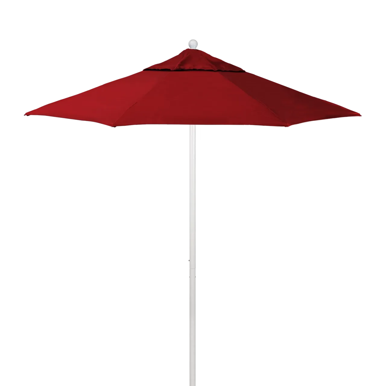 California Umbrella Venture Series 7.5 ft Commercial Patio Umbrella: Robust Aluminum Frame with Push Lift and Fiberglass Ribs