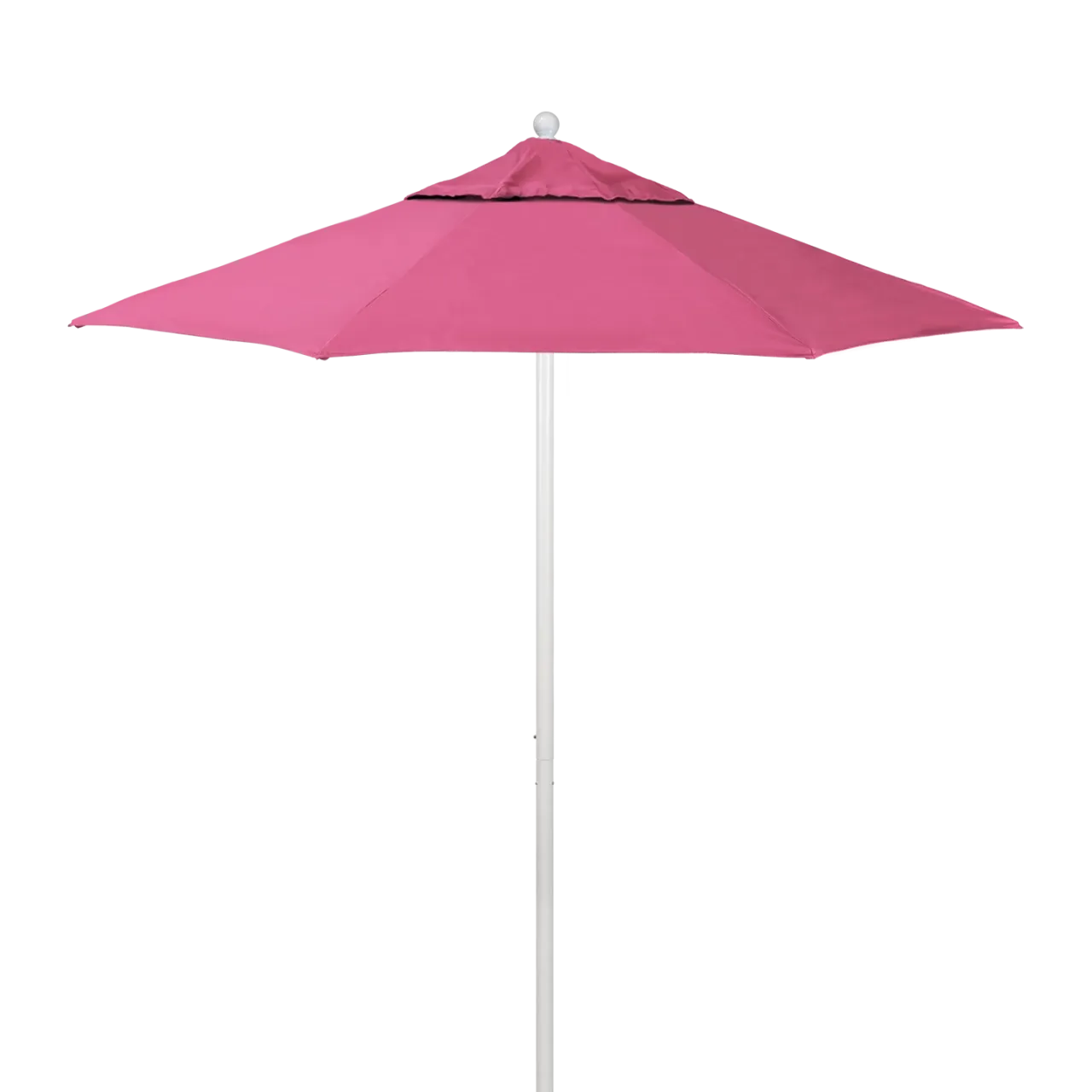 California Umbrella Venture Series 7.5 ft Commercial Patio Umbrella: Robust Aluminum Frame with Push Lift and Fiberglass Ribs
