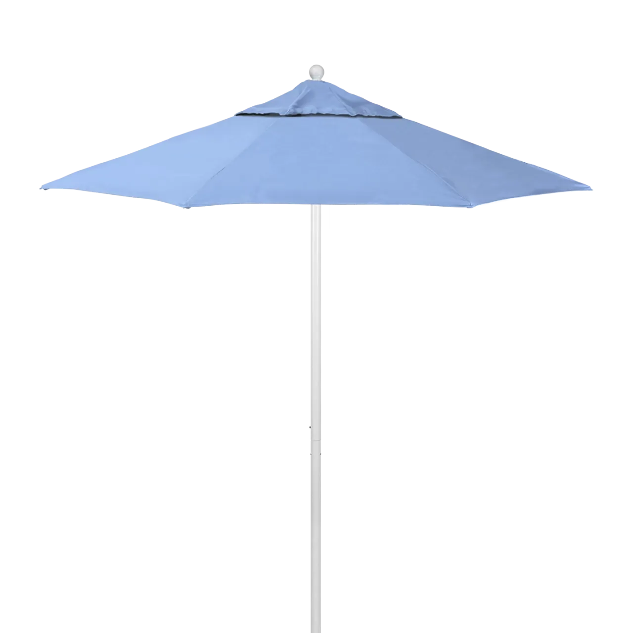 California Umbrella Venture Series 7.5 ft Commercial Patio Umbrella: Robust Aluminum Frame with Push Lift and Fiberglass Ribs