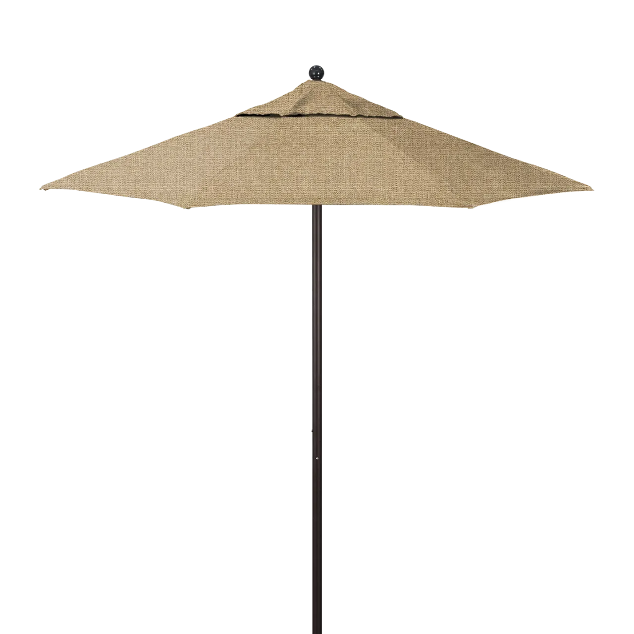 California Umbrella Venture Series 7.5 ft Commercial Patio Umbrella: Robust Aluminum Frame with Push Lift and Fiberglass Ribs
