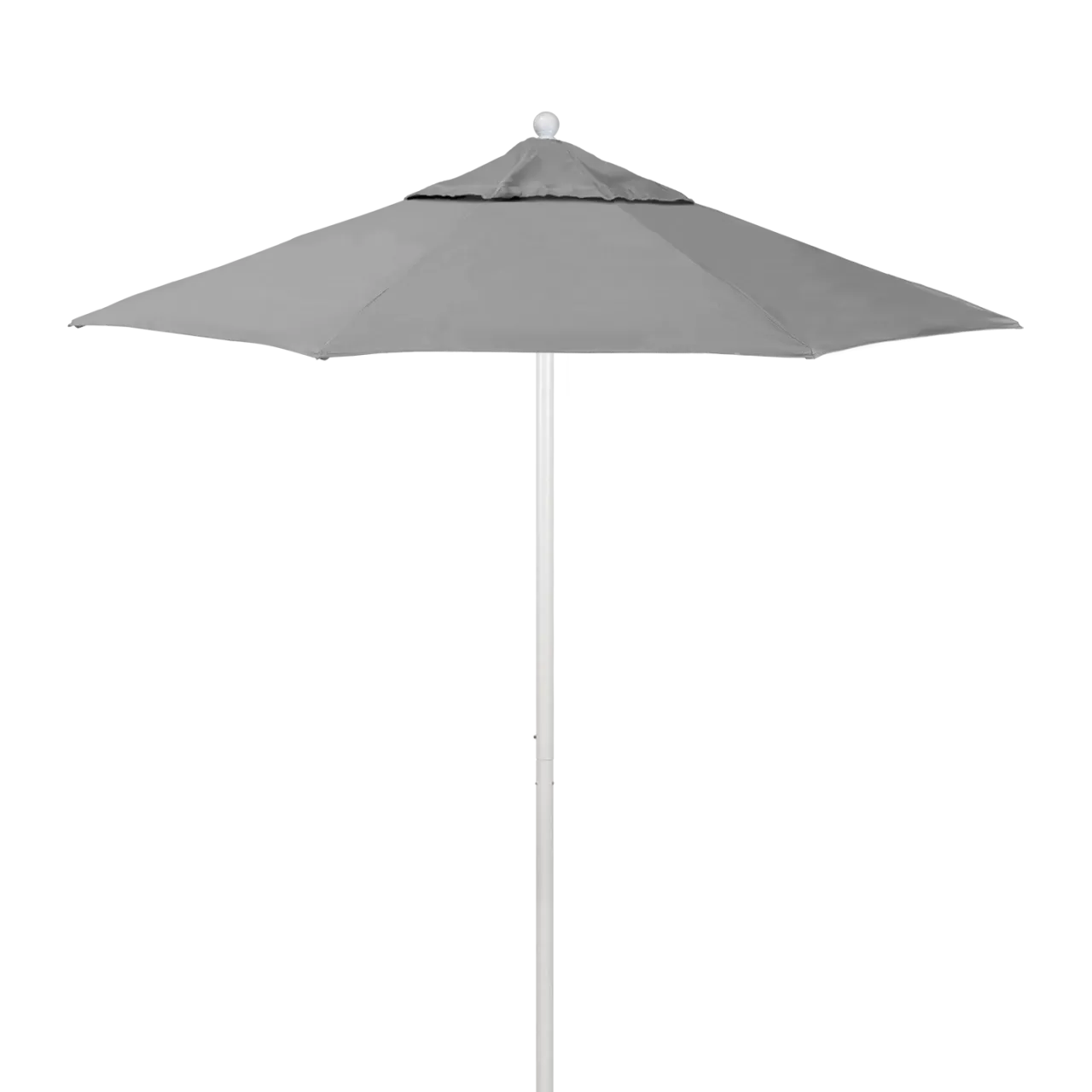 California Umbrella Venture Series 7.5 ft Commercial Patio Umbrella: Robust Aluminum Frame with Push Lift and Fiberglass Ribs