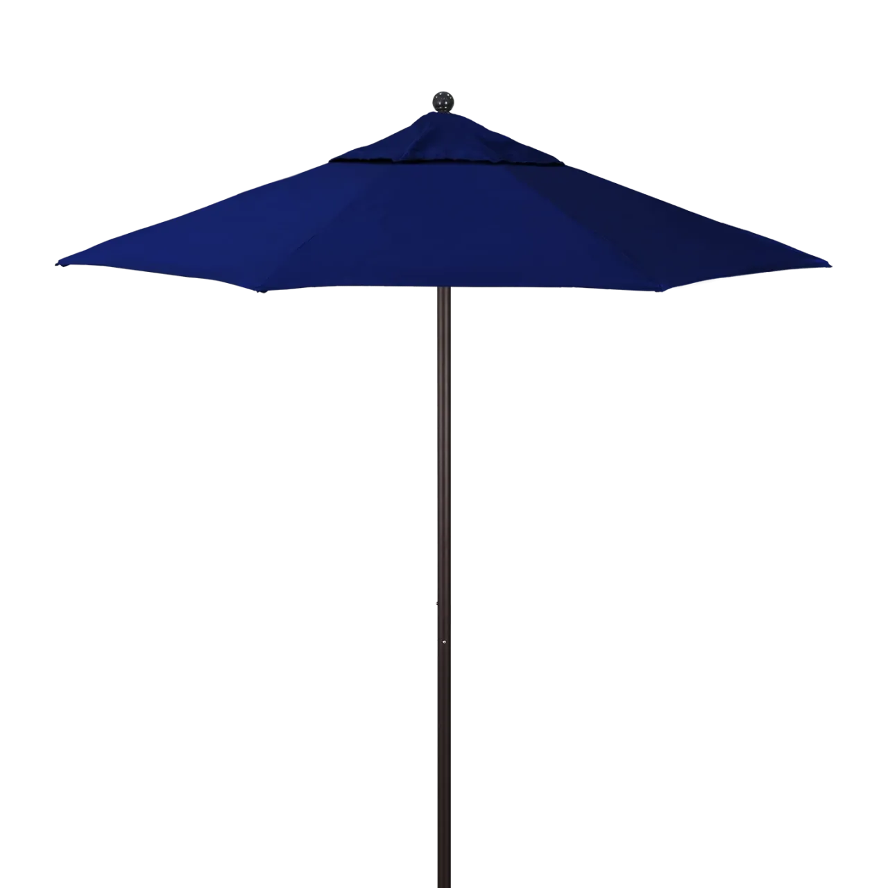 California Umbrella Venture Series 7.5 ft Commercial Patio Umbrella: Robust Aluminum Frame with Push Lift and Fiberglass Ribs