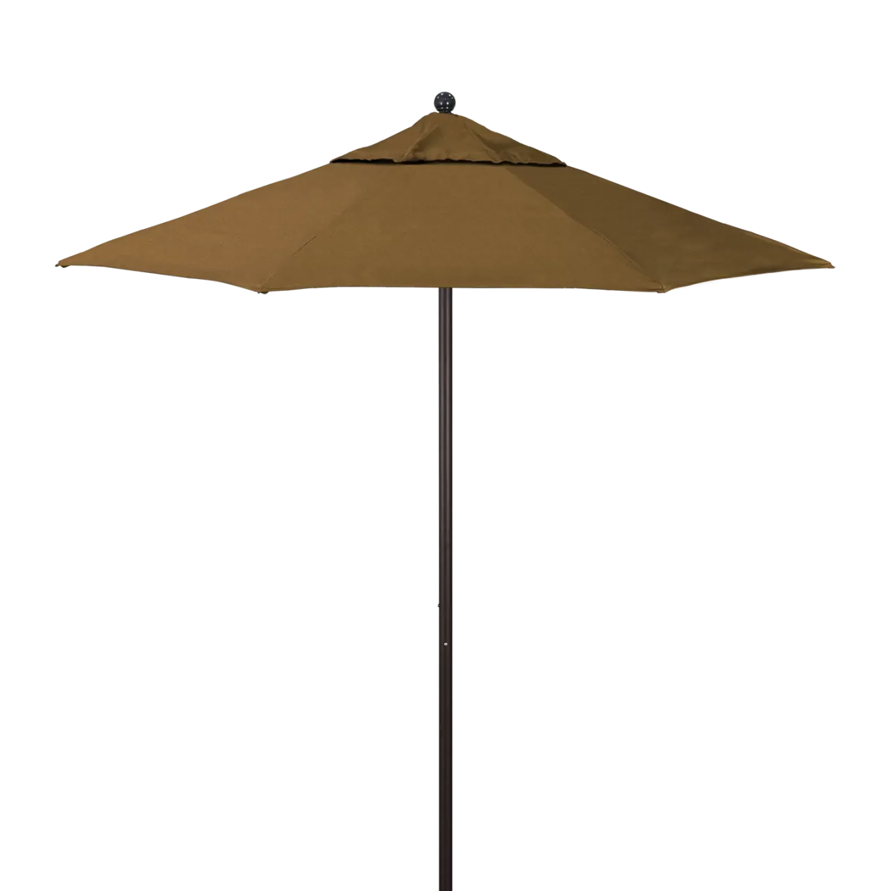 California Umbrella Venture Series 7.5 ft Commercial Patio Umbrella: Robust Aluminum Frame with Push Lift and Fiberglass Ribs