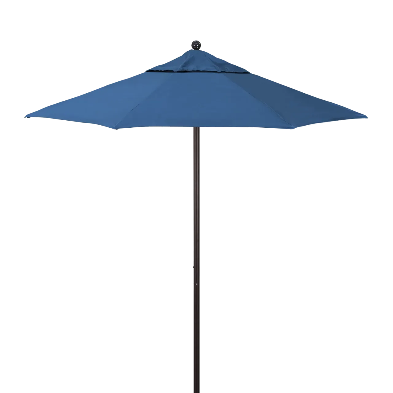 California Umbrella Venture Series 7.5 ft Commercial Patio Umbrella: Robust Aluminum Frame with Push Lift and Fiberglass Ribs