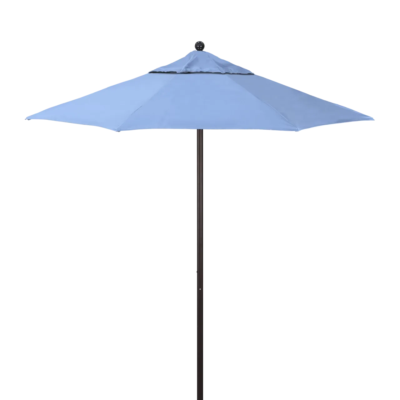 California Umbrella Venture Series 7.5 ft Commercial Patio Umbrella: Robust Aluminum Frame with Push Lift and Fiberglass Ribs