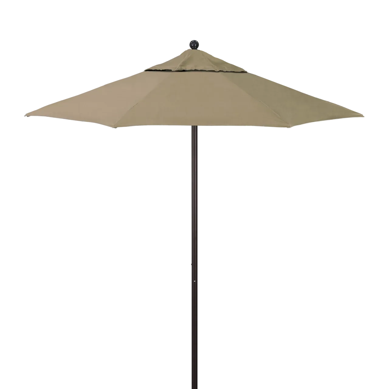 California Umbrella Venture Series 7.5 ft Commercial Patio Umbrella: Robust Aluminum Frame with Push Lift and Fiberglass Ribs