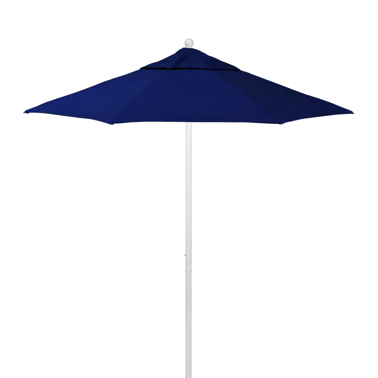 California Umbrella Venture Series 7.5 ft Commercial Patio Umbrella: Robust Aluminum Frame with Push Lift and Fiberglass Ribs