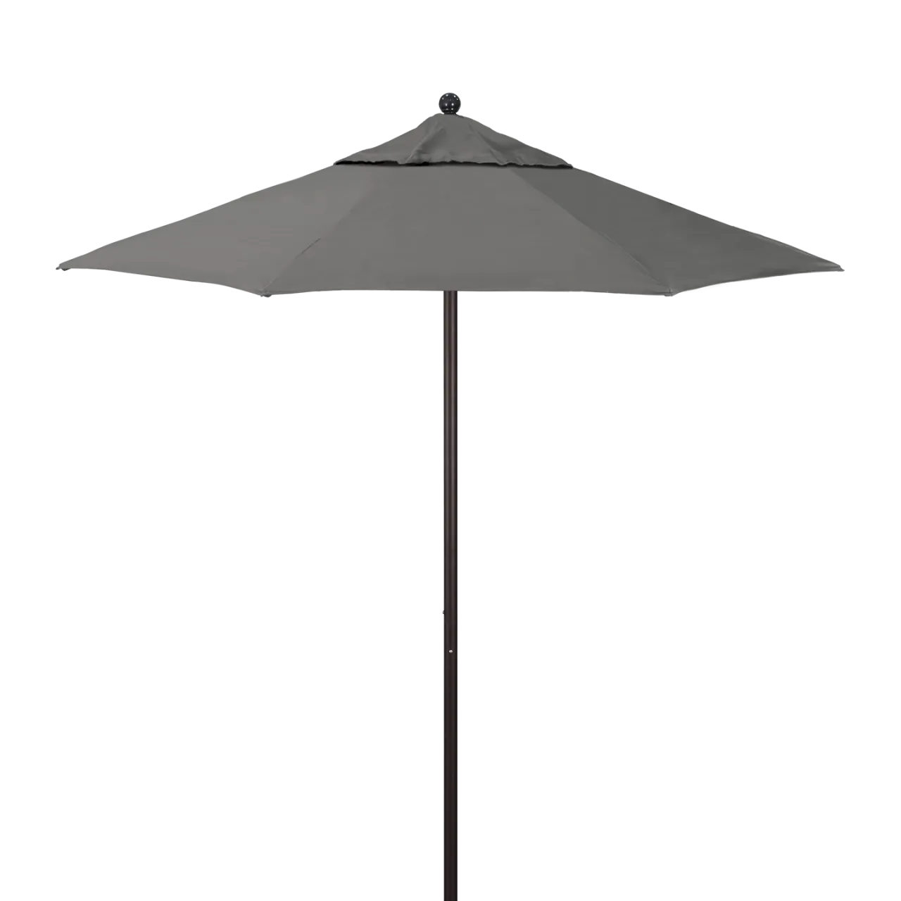California Umbrella Venture Series 7.5 ft Commercial Patio Umbrella: Robust Aluminum Frame with Push Lift and Fiberglass Ribs