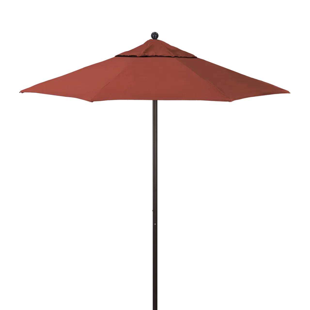 California Umbrella Venture Series 7.5 ft Commercial Patio Umbrella: Robust Aluminum Frame with Push Lift and Fiberglass Ribs