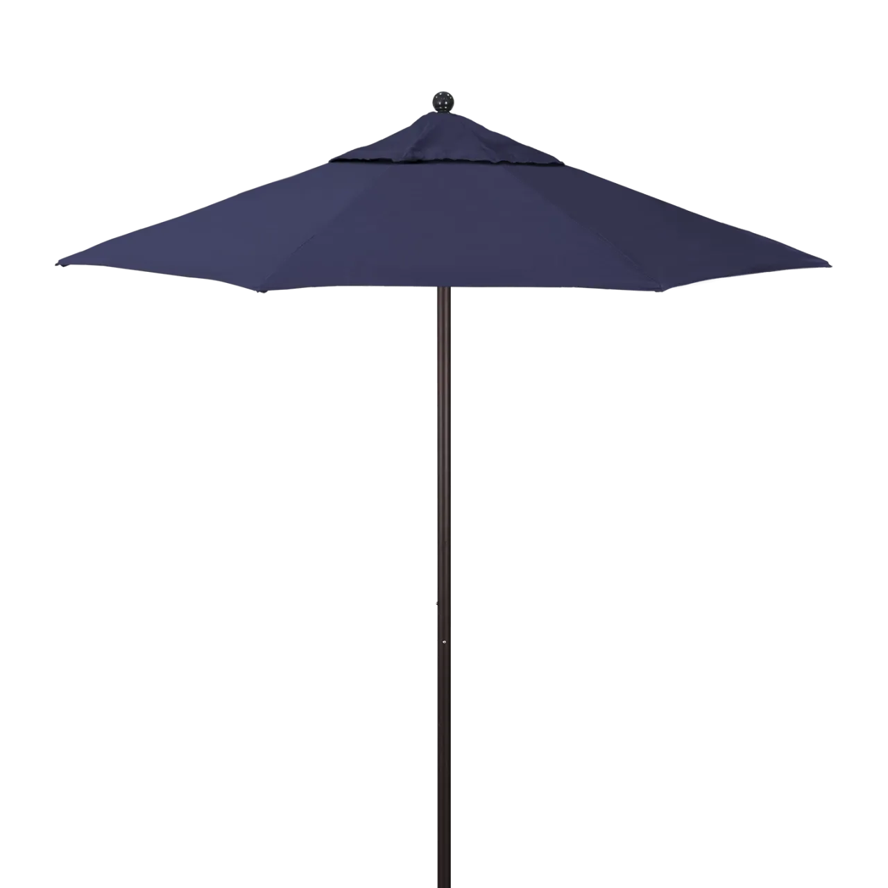 California Umbrella Venture Series 7.5 ft Commercial Patio Umbrella: Robust Aluminum Frame with Push Lift and Fiberglass Ribs
