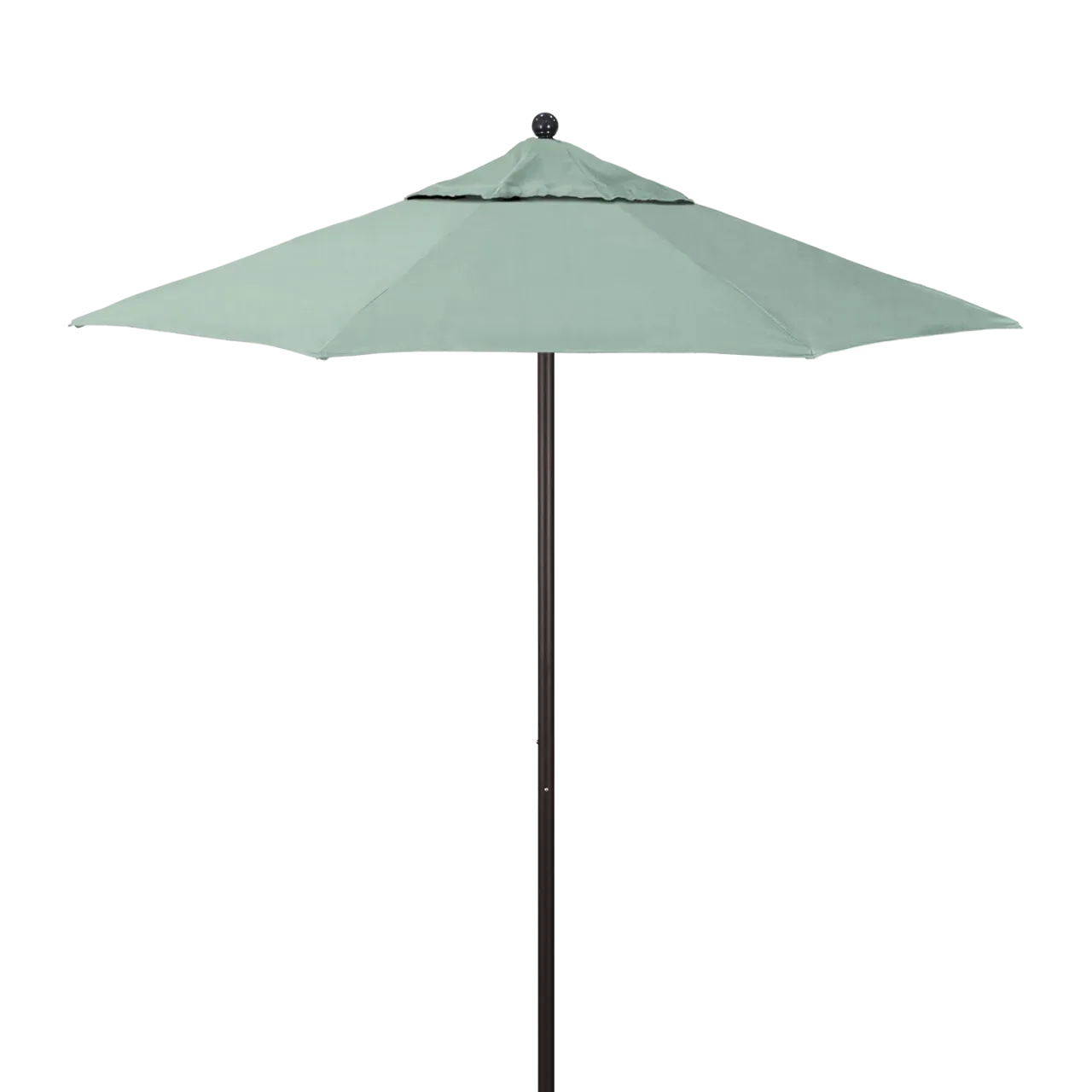 California Umbrella Venture Series 7.5 ft Commercial Patio Umbrella: Robust Aluminum Frame with Push Lift and Fiberglass Ribs