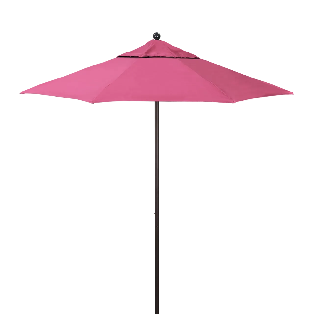California Umbrella Venture Series 7.5 ft Commercial Patio Umbrella: Robust Aluminum Frame with Push Lift and Fiberglass Ribs