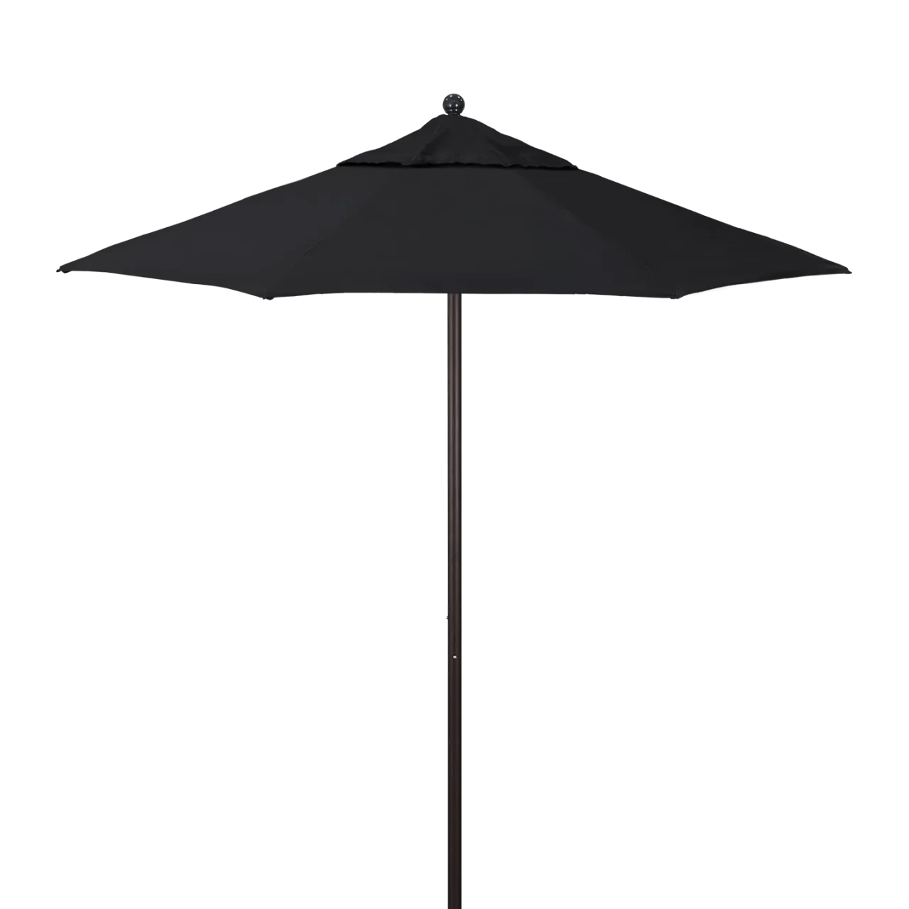 California Umbrella Venture Series 7.5 ft Commercial Patio Umbrella: Robust Aluminum Frame with Push Lift and Fiberglass Ribs