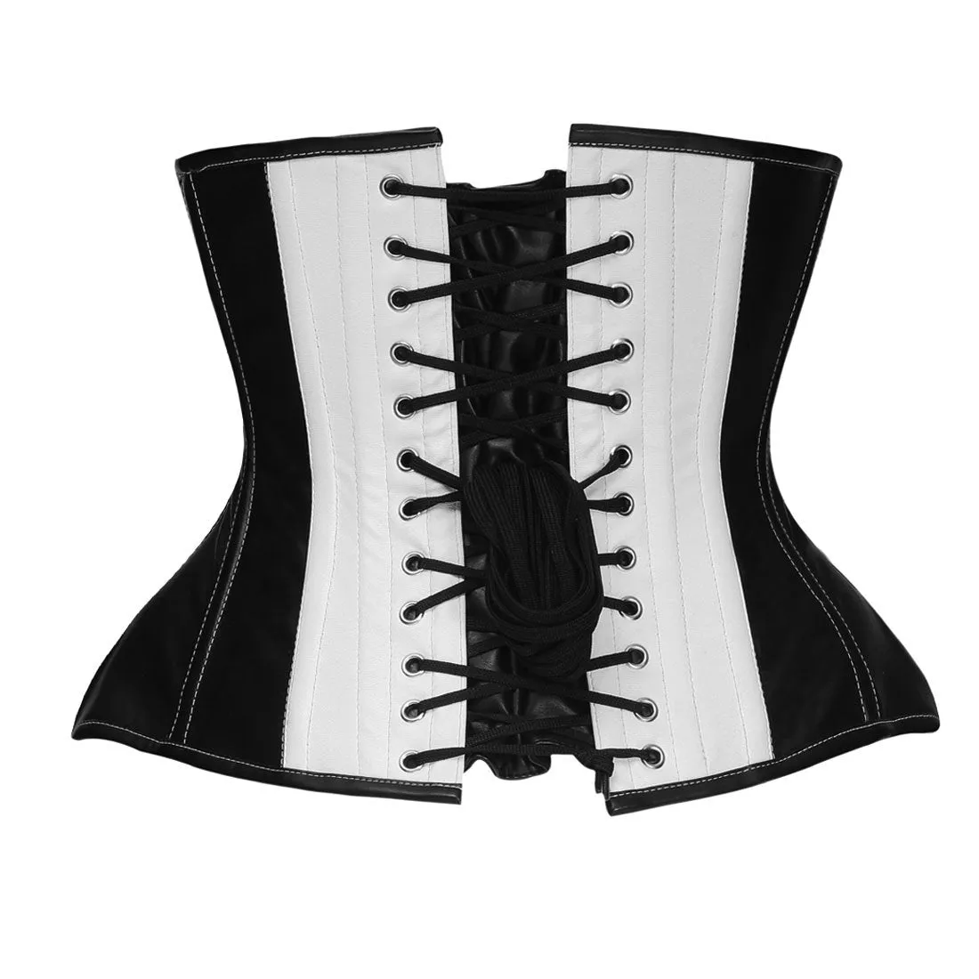 Carlotta Authentic Steel Boned Gothic Punk Underbust Corset