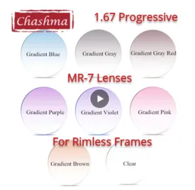 Chashma 1.67 Index MR-7 Progressive Tinted Lenses