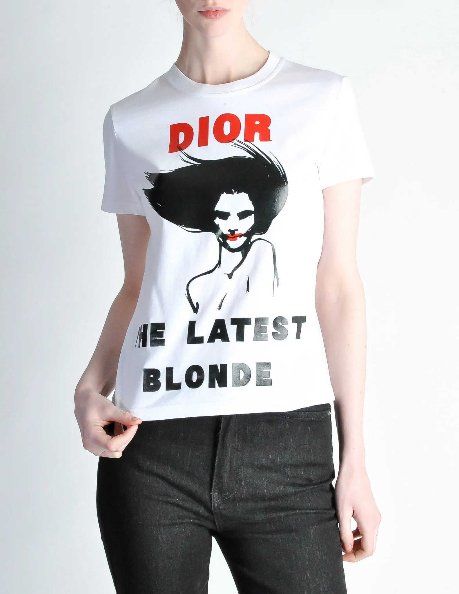 Christian Dior Vintage 'Dior The Latest Blonde' T-Shirt