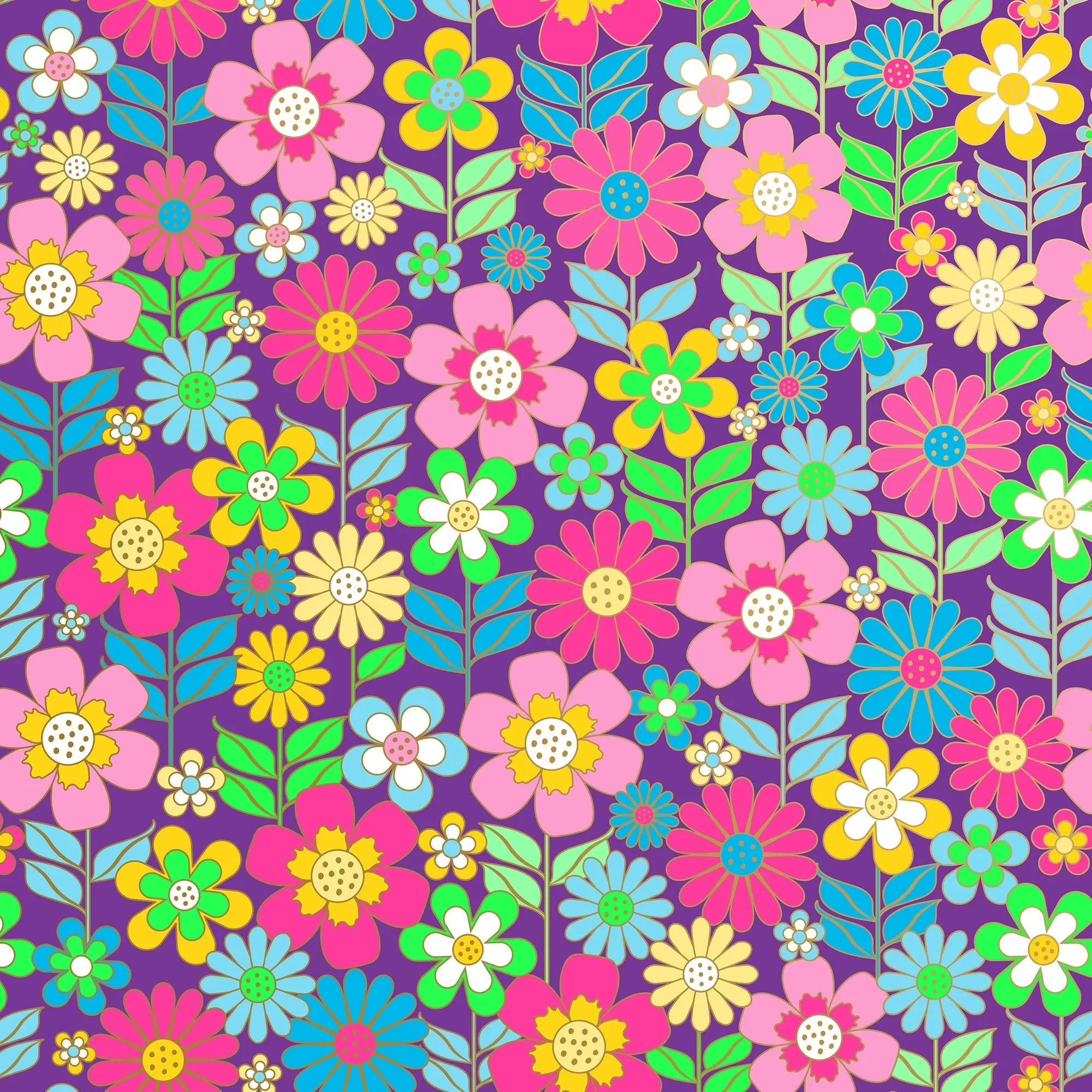 Dazzling Daisies Floral Gift Wrap