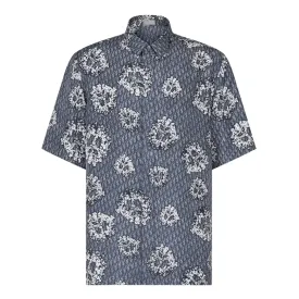 Dior x Denim Tears Silk Button Up Shirt Blue