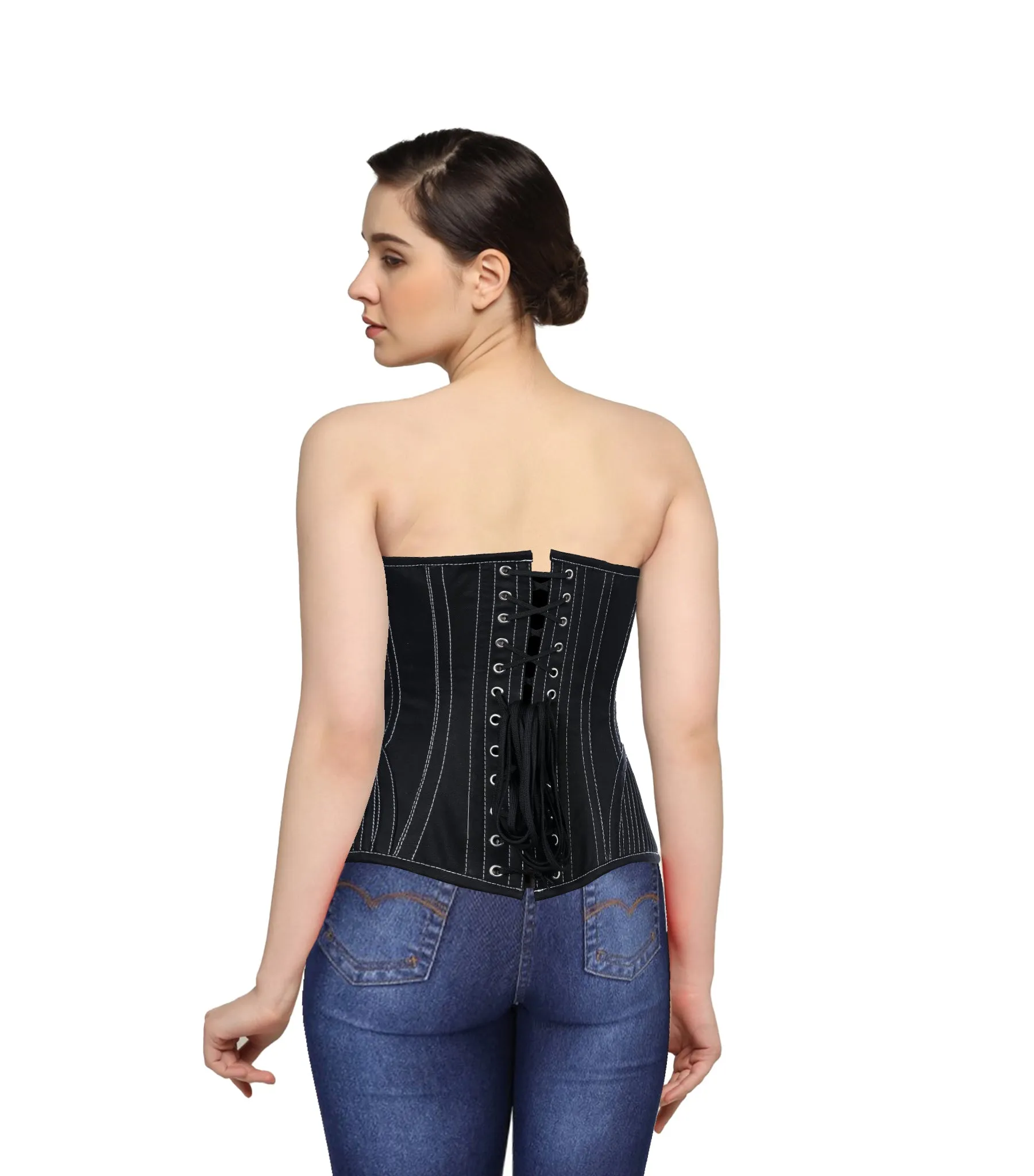 Dove & Midnight Overbust Corset