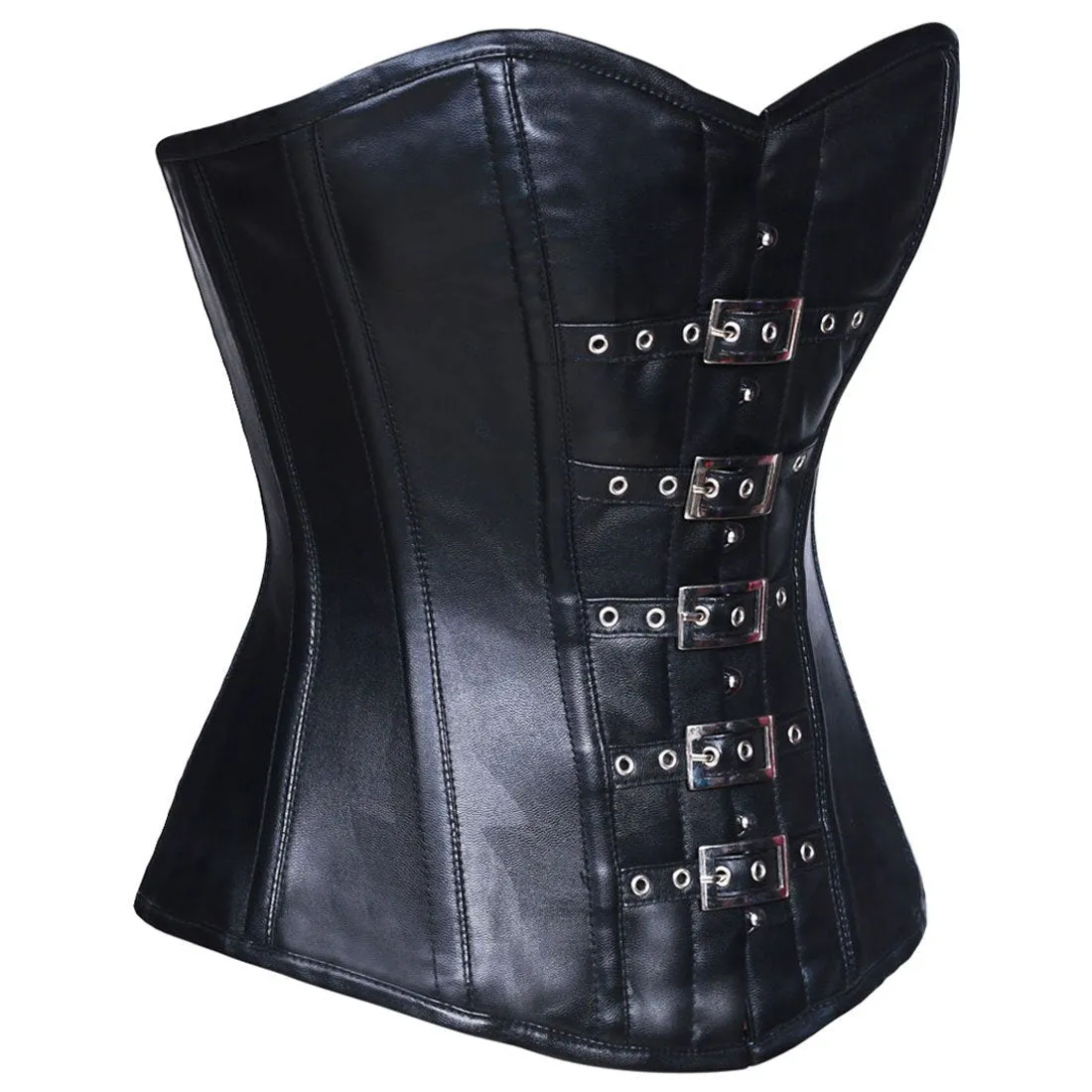 Elisa Punk Gothic Overbust Steel Boned Corset