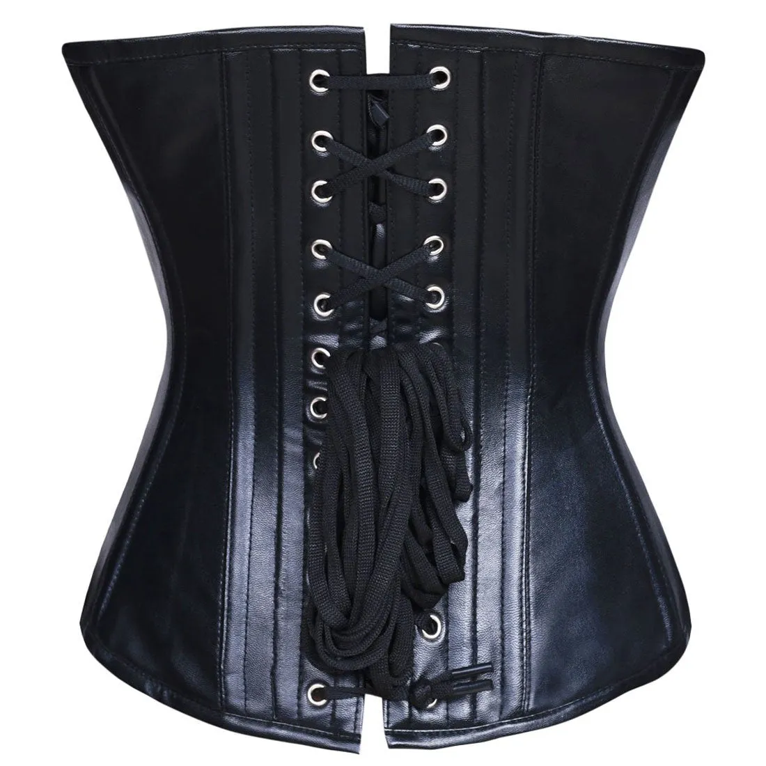 Elisa Punk Gothic Overbust Steel Boned Corset