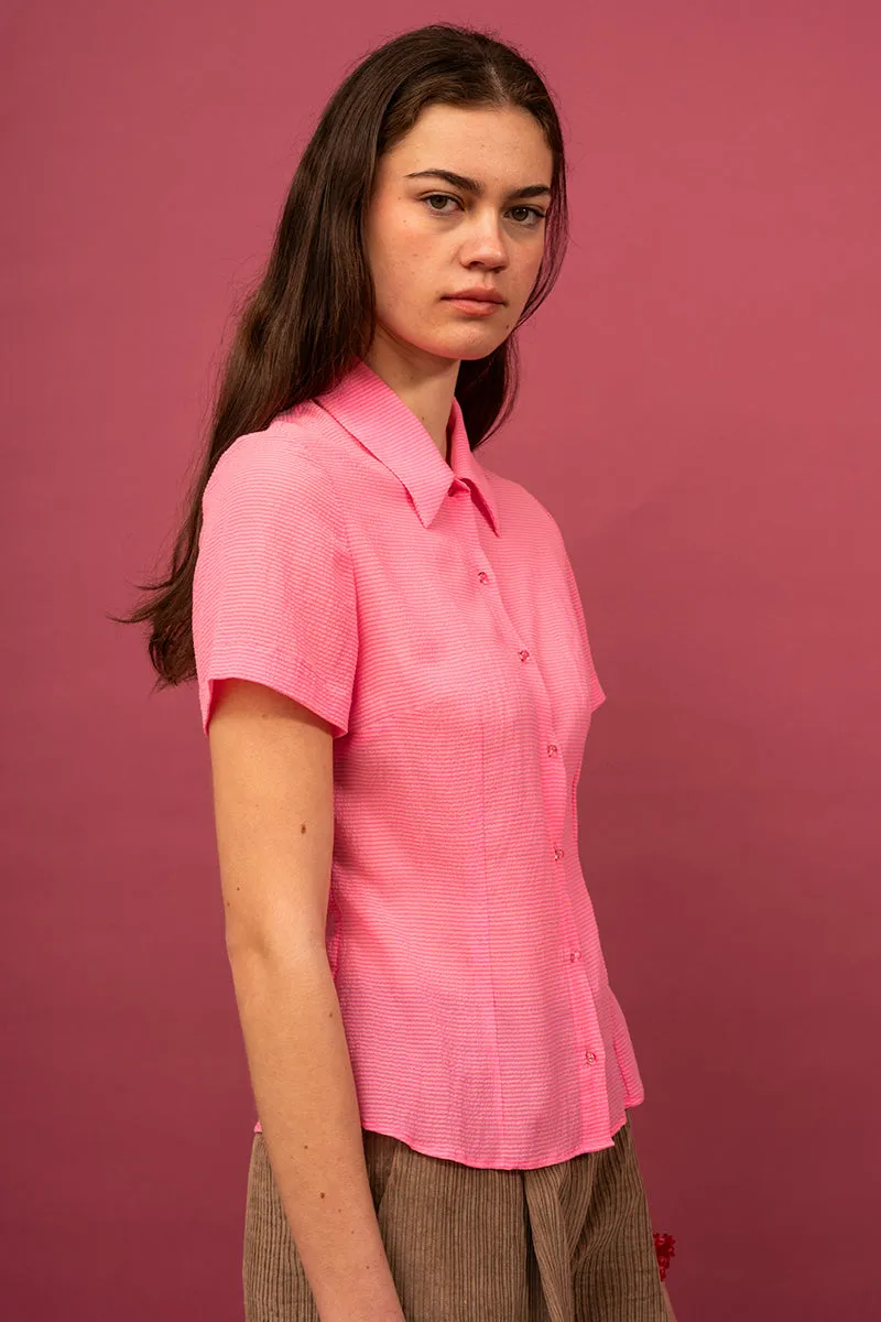 Evie Shirt - Barbie Pink