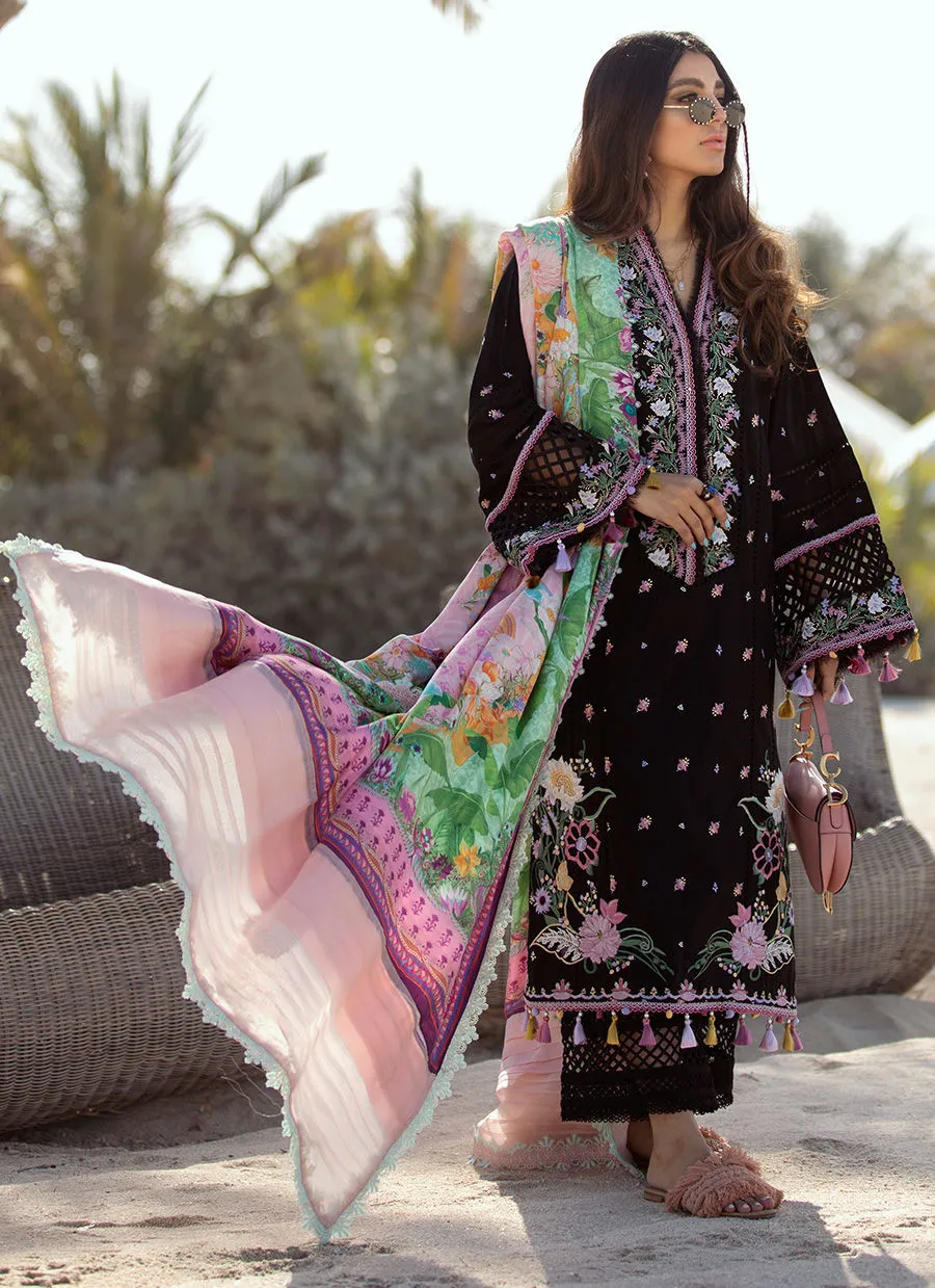 Farah Talib Aziz Luxury Lawn Collection 2022 – Bermuda Black