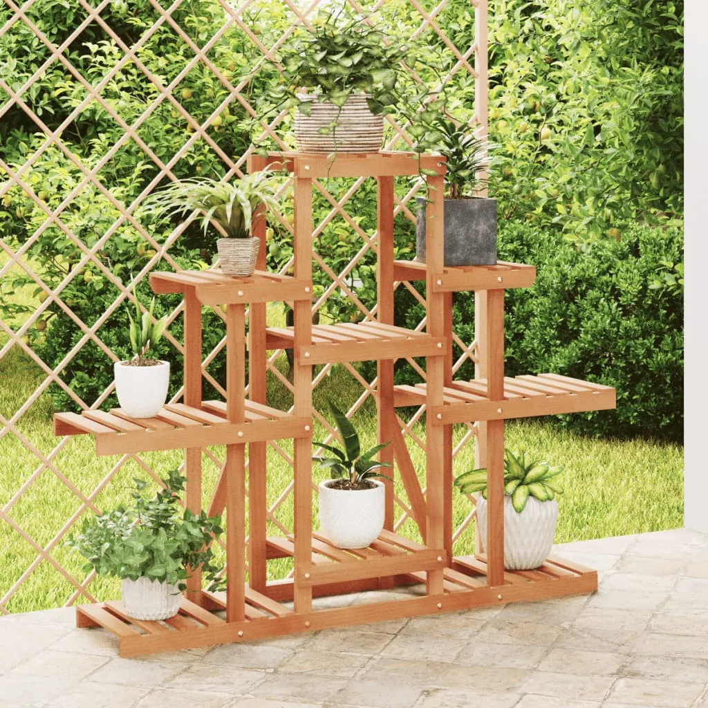 Flower Stand 110x25x96 cm Solid Wood Fir