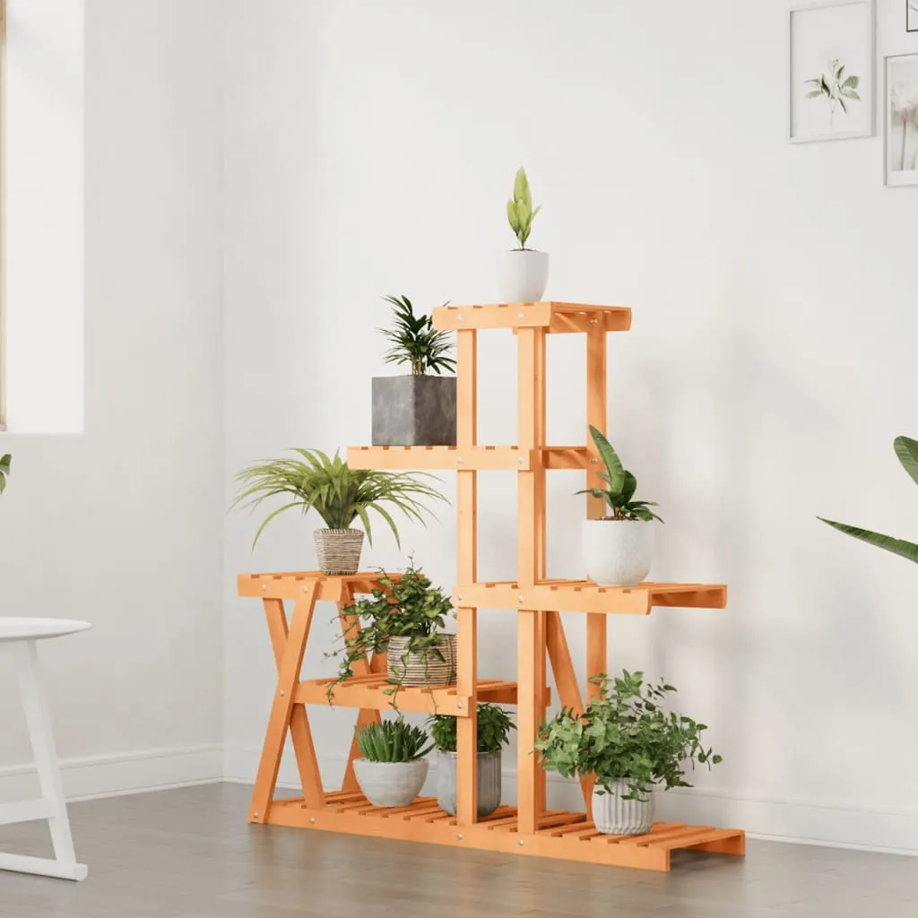 Flower Stand 95x25x96 cm Solid Wood Fir