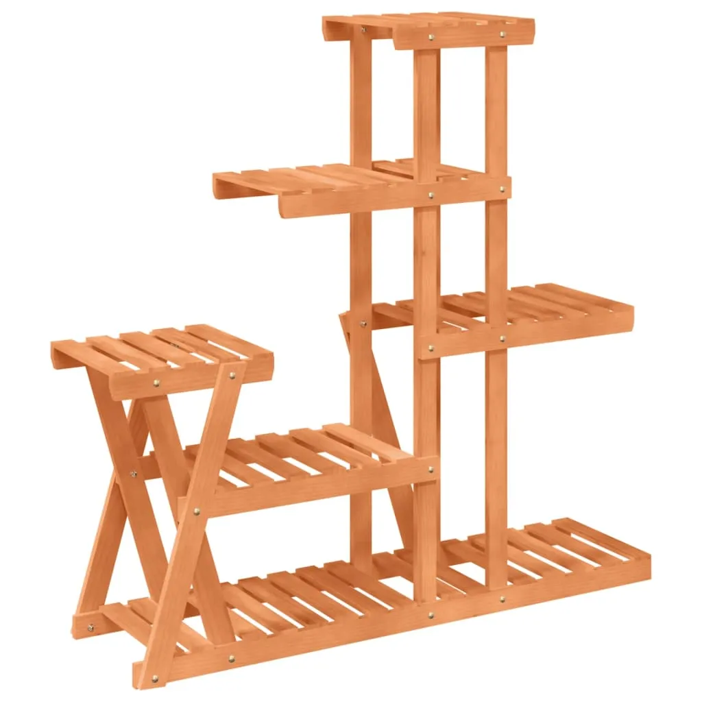 Flower Stand 95x25x96 cm Solid Wood Fir