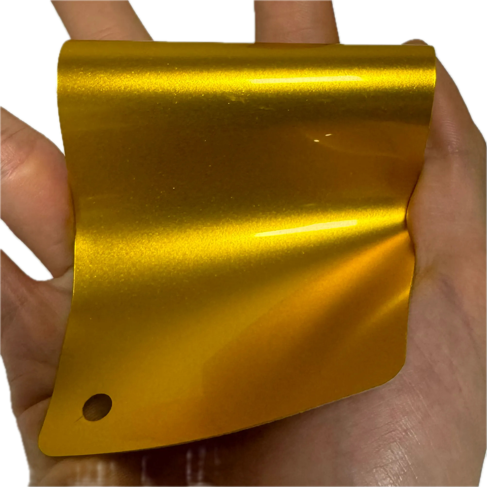Gloss Metallic Amber Gold Car Wrap