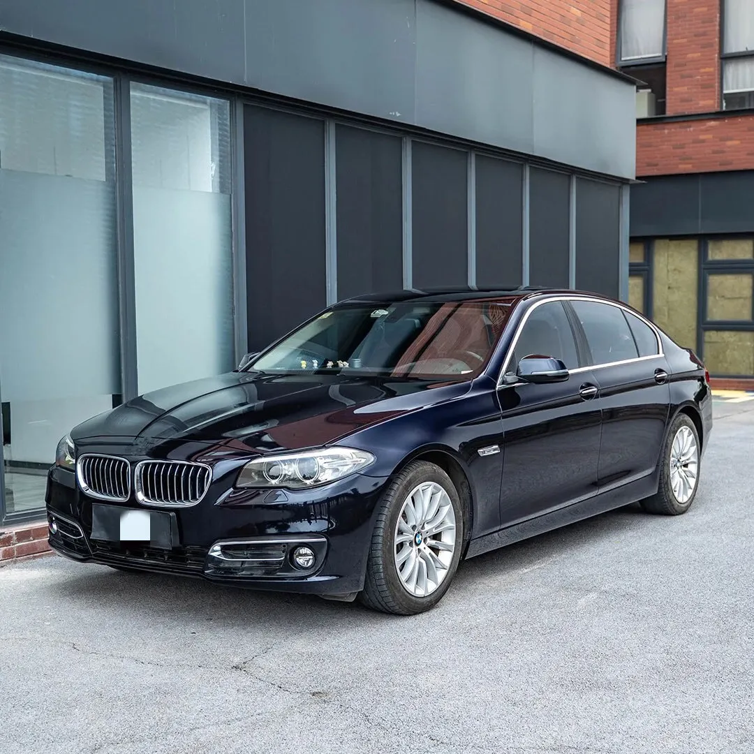 Gloss Metallic Black Blue Car Wrap