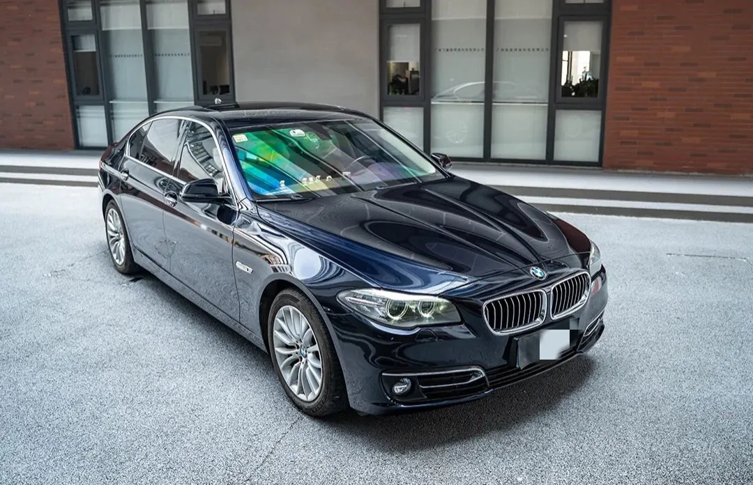 Gloss Metallic Black Blue Car Wrap