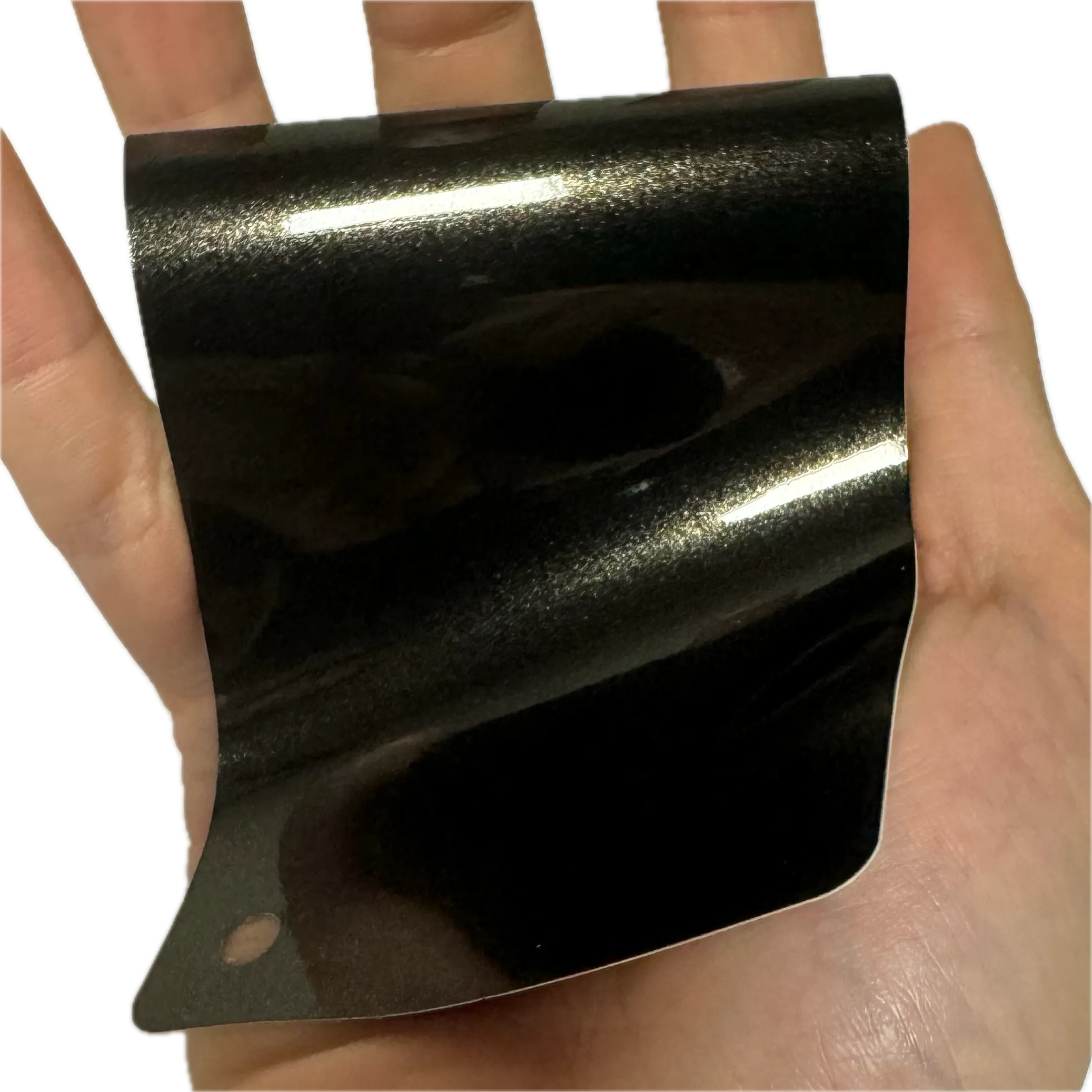 Gloss Metallic Black Gold Car Wrap
