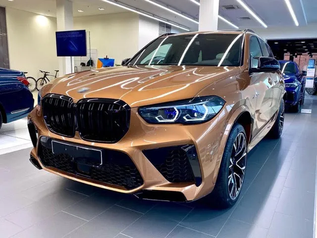 Gloss Metallic Caramel Brown Vinyl Wrap
