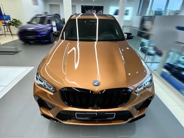 Gloss Metallic Caramel Brown Vinyl Wrap