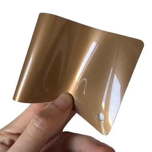 Gloss Metallic Caramel Brown Vinyl Wrap