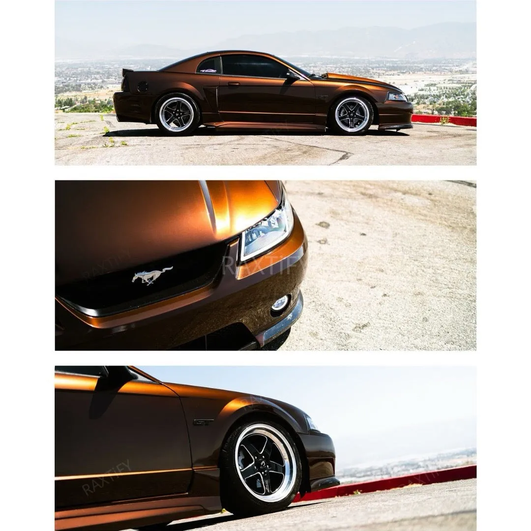 Gloss Metallic Dark Copper Car Wrap
