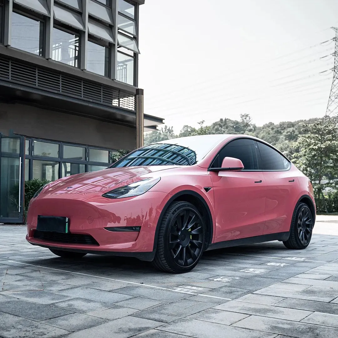 Gloss Metallic Dark Ume Pink Car Wrap