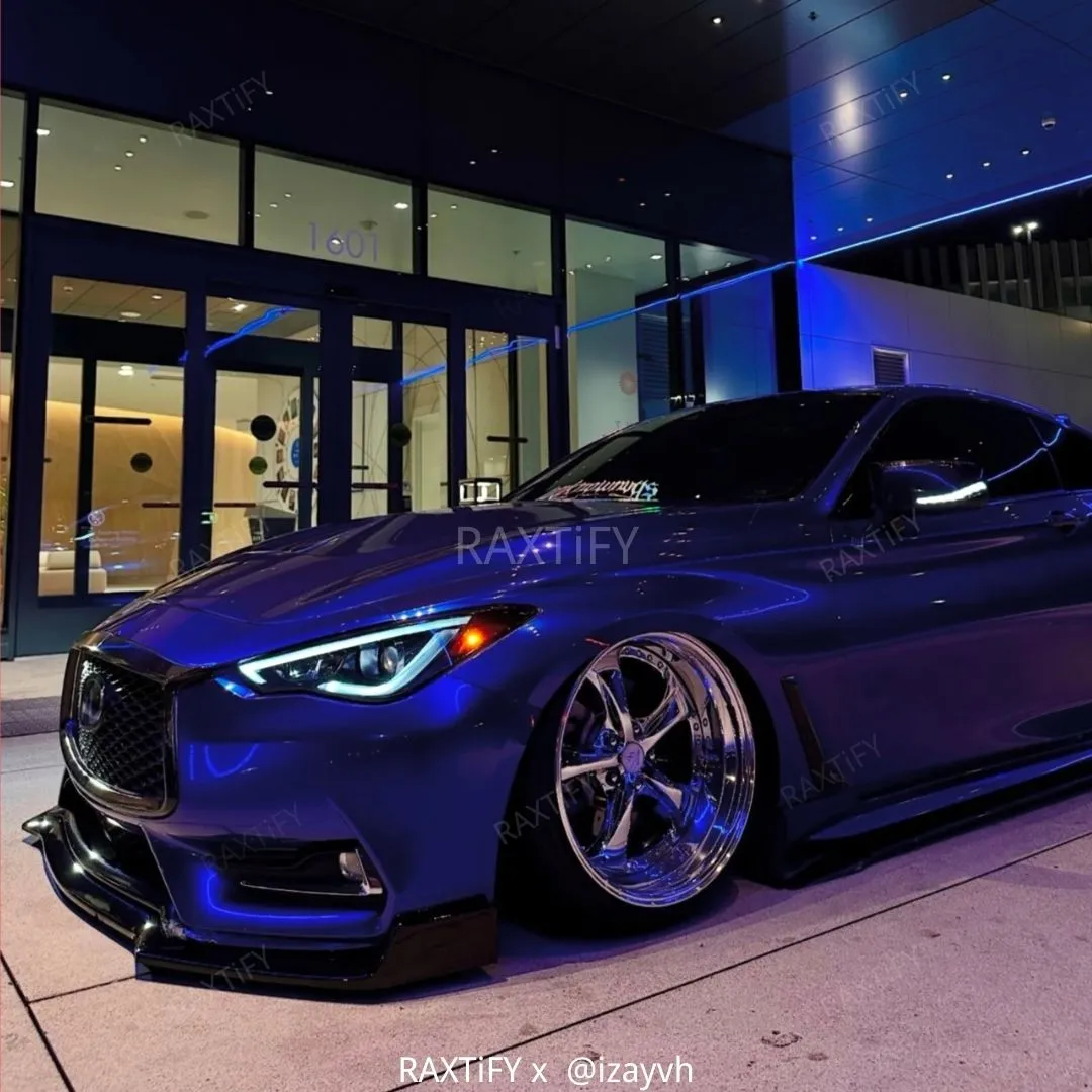 Gloss Metallic Deep Blue Vinyl Wrap