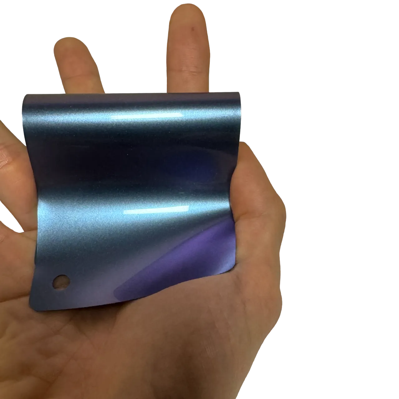 Gloss Metallic Gunmetal Purple Car Wrap