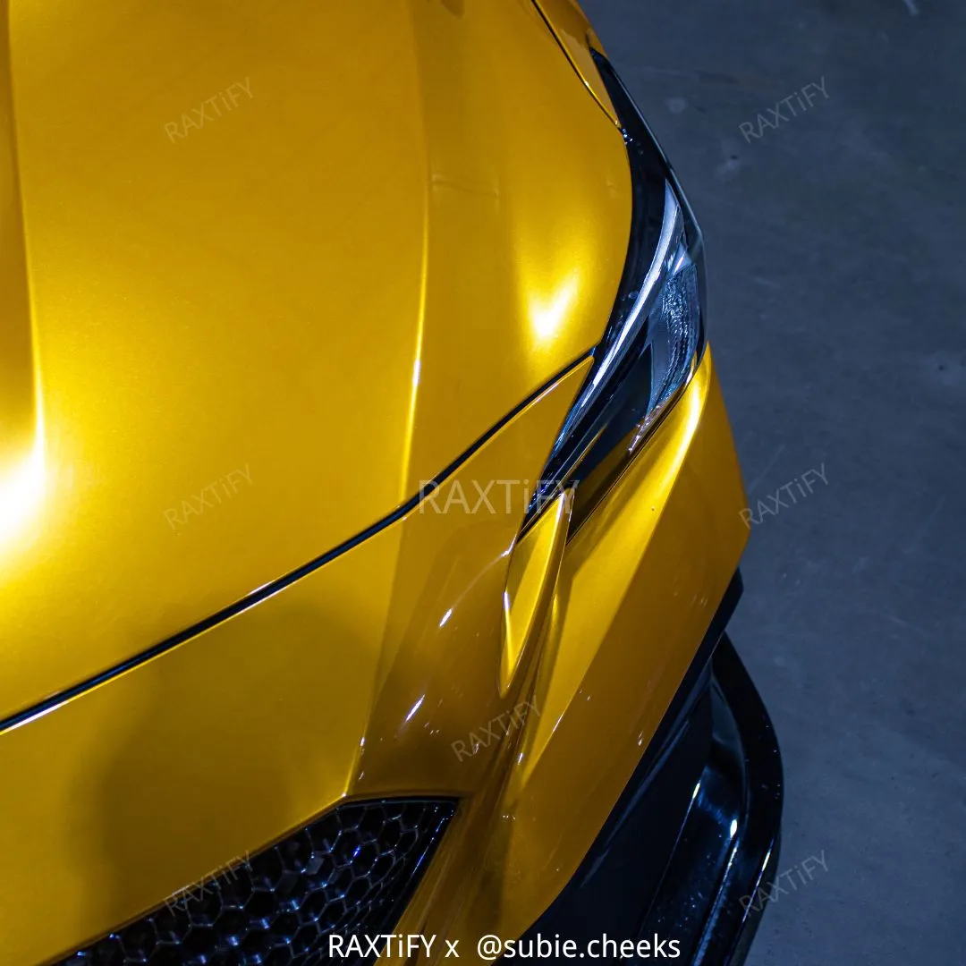 Gloss Metallic Hermes Orange Vinyl Wrap