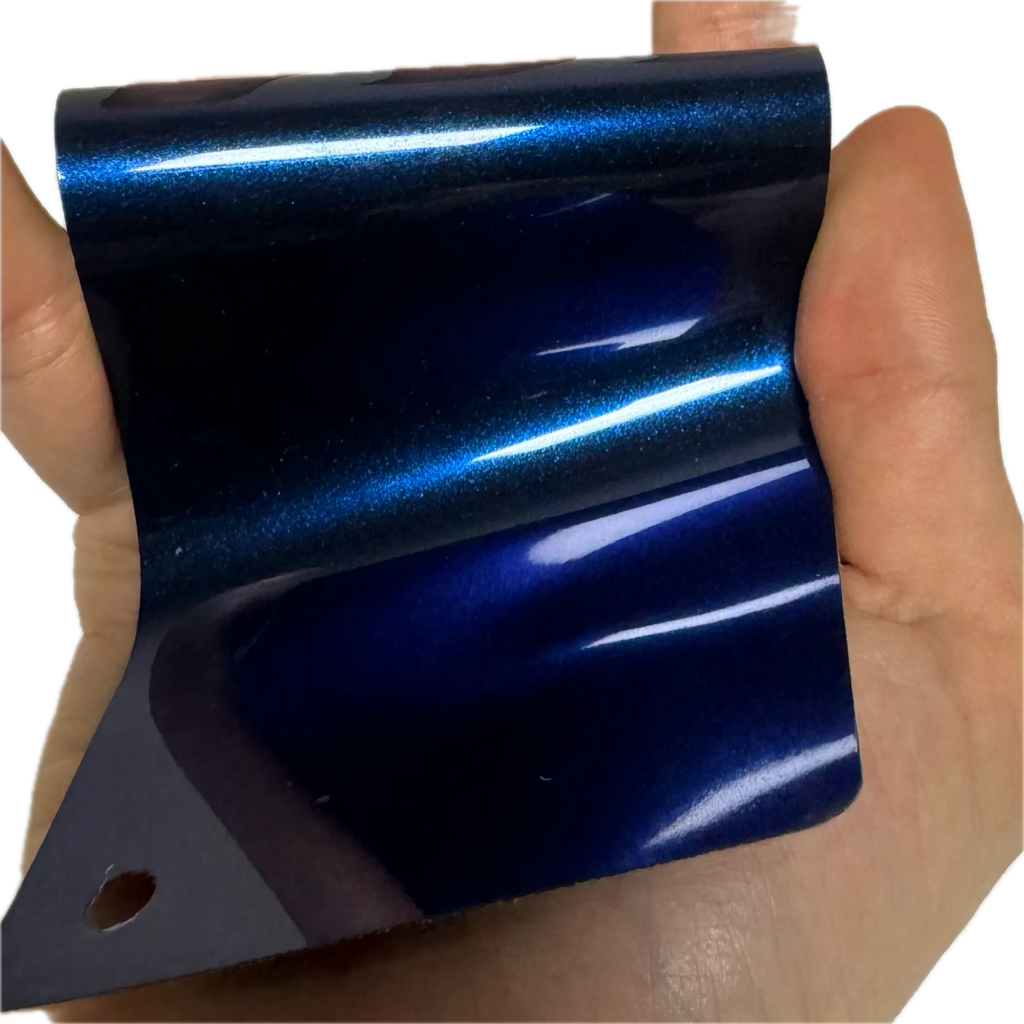 Gloss Metallic Indigo Blue Vinyl Wrap