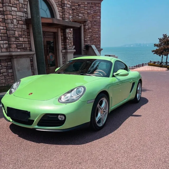 Gloss Metallic Light Green Vinyl Wrap