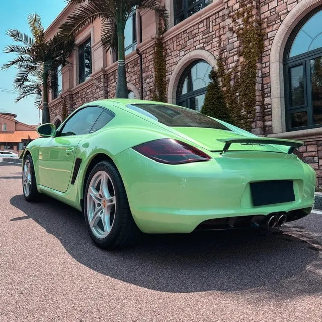 Gloss Metallic Light Green Vinyl Wrap