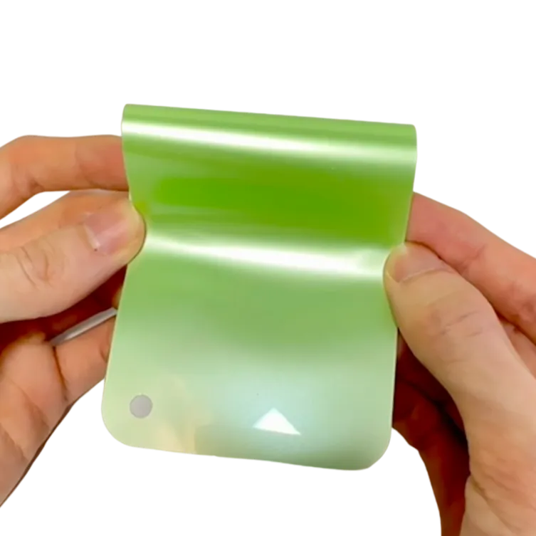 Gloss Metallic Light Green Vinyl Wrap