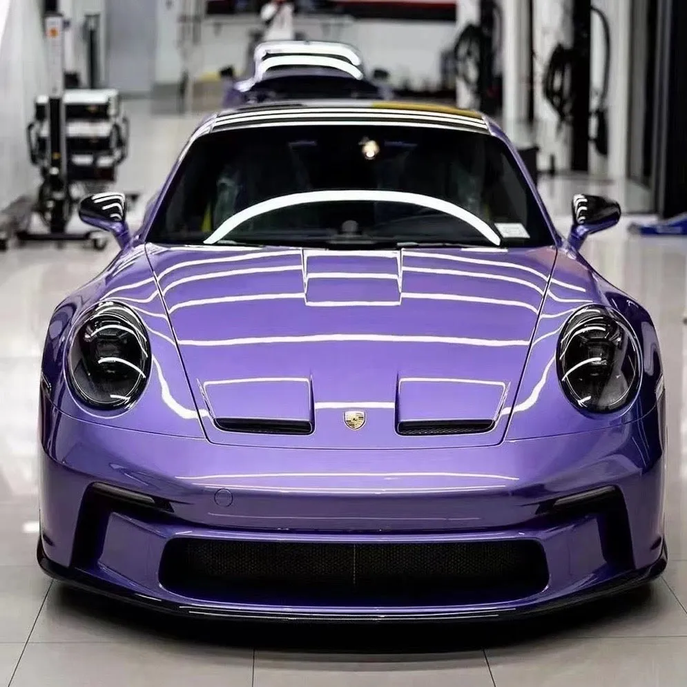 Gloss Metallic Royal Purple Vinyl Wrap