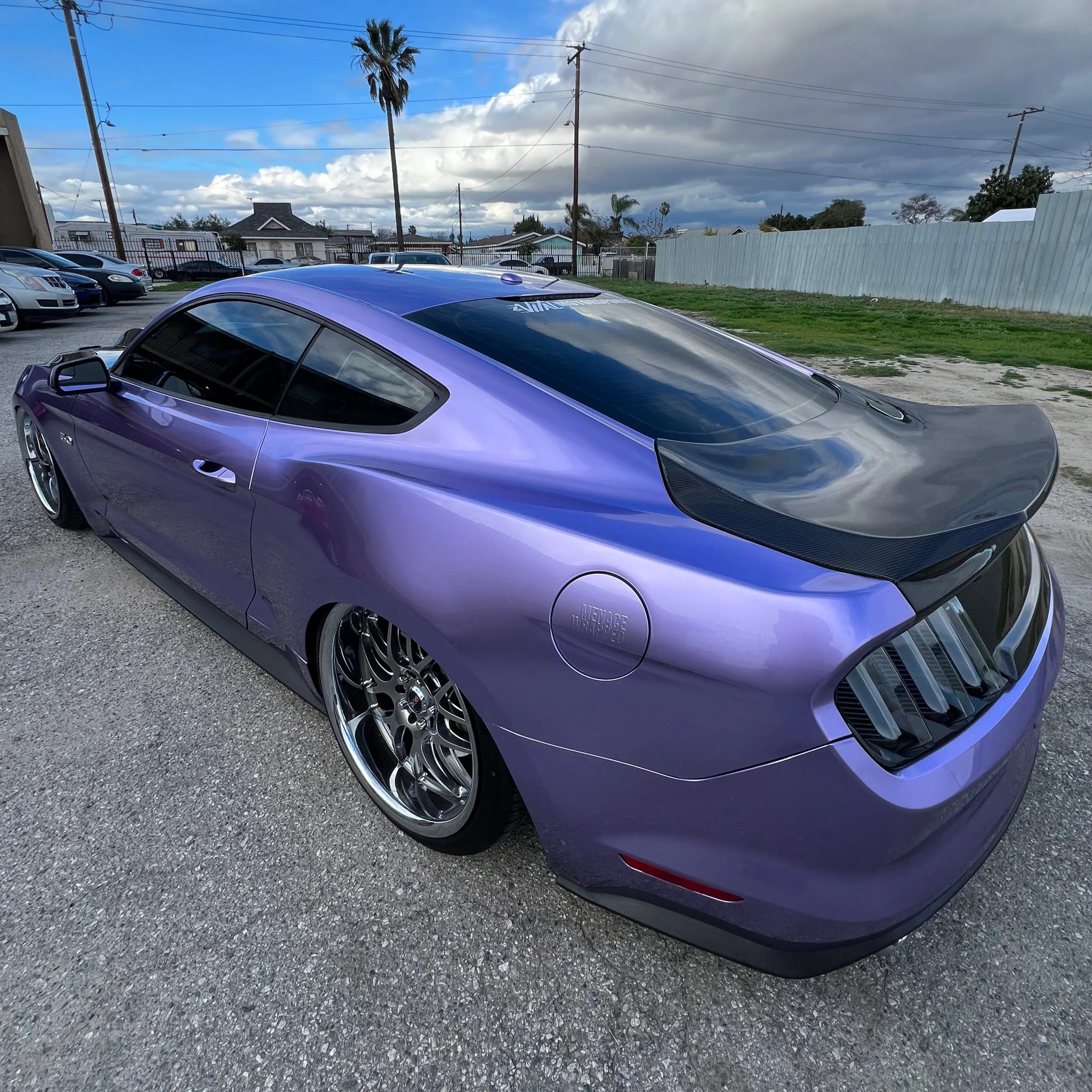 Gloss Metallic Royal Purple Vinyl Wrap